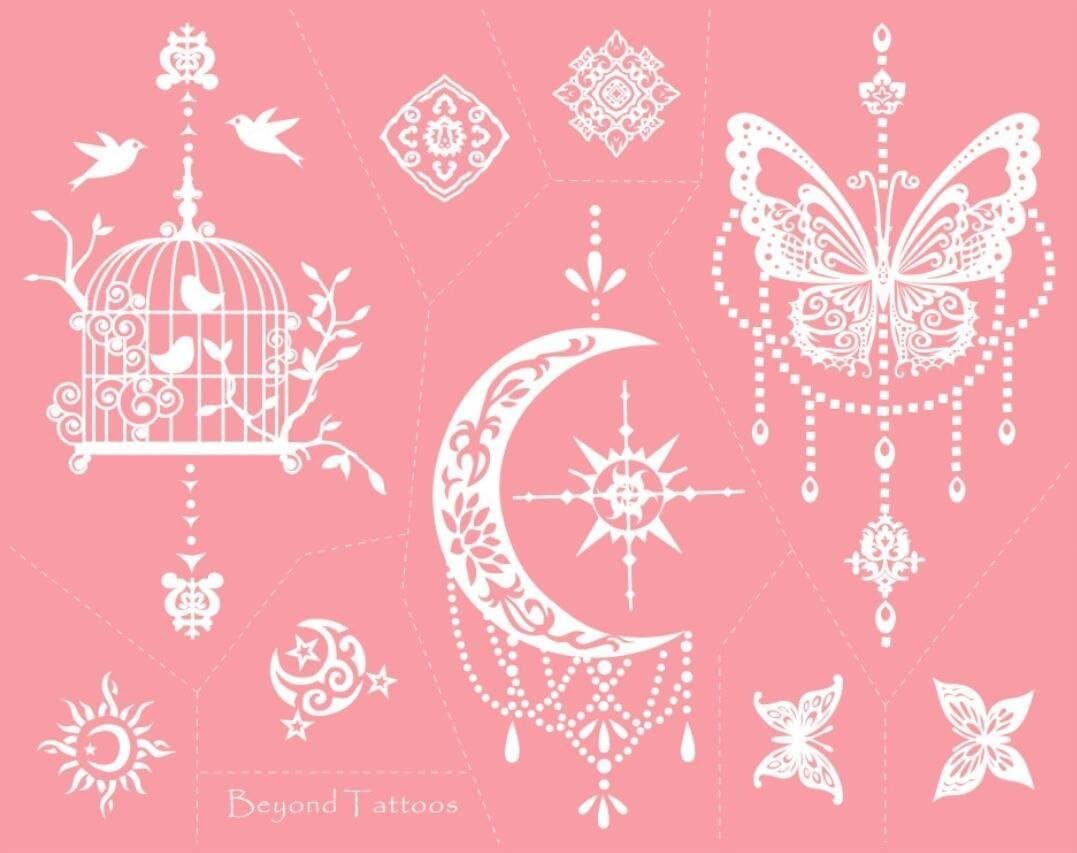 Reusable Micronet Mesh Stencil Tattoo Stencil Template 1 Large Sheet Mes04