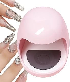 Mini LED Nail Lamp, Gel Nail Polish Dryer UV LED Nail Lights | USB Charging Nail Manicure Tools, UV for Girls and Women Guring Gel Glue Nail Gl | laddning nagelmanikyrverktyg, UV- för flickor och kvinnor Guring Gel Glue Nail Gl