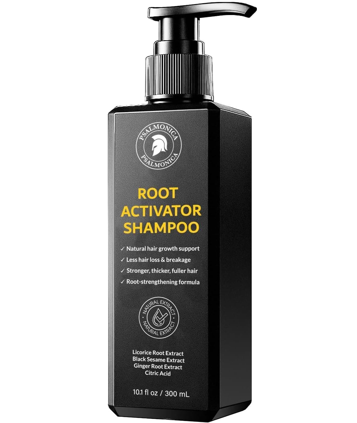Root Activator Shampoo: 300ML Natural Volume Hair Loss Thickening Shampoo With Rosemary Strengthens Hair & Soothes Scalp For Men