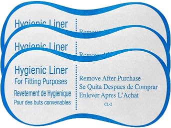 Protective Hygienic Clear Adhesive Liners Strips Swimwear Bikini Lingerie 100