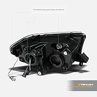 Vista 7 de Stehlen 642167819196 Compatible con 2007-2013 Toyota Tundra / 2008-2017 Sequoia Faros de proyector cuádruple LED secuencial completo con señal ámbar