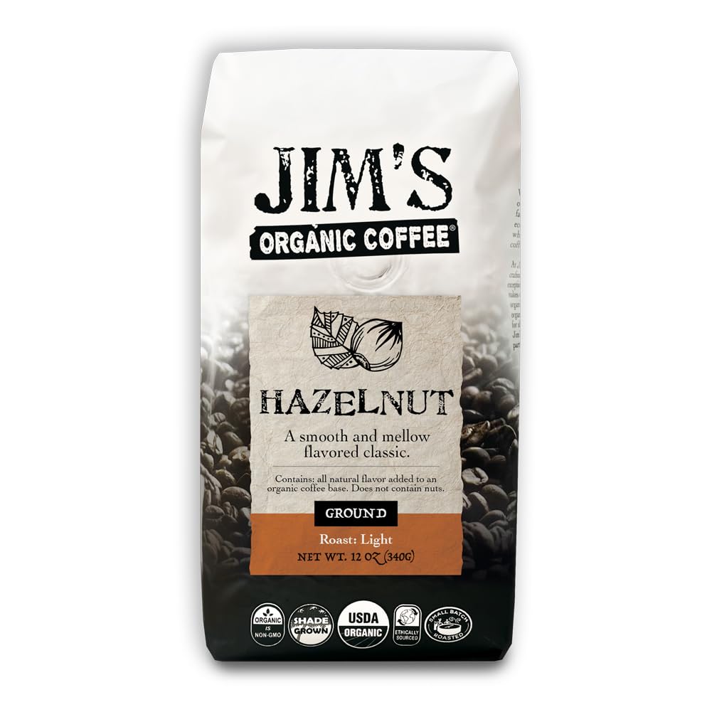 Jim’s Organic Coffee – Jo-Jo’s Java Blend – Medium/Light Roast, Whole Bean, 5 lb Bulk Bag
