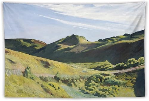 Edward Hopper - Tapiz de pintura de la joroba del camello, arte de pared genial, impresiones de poliéster, imagen colgante, decoración del hogar,