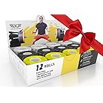 WARM BODY COLD MIND 1.85 Weightlifting Thumb Tape - Hook Grip Tape for Powerlifting, Cross Training, Gym Tape, Workout, Weight Lifting Tape, Athletic Finger Wrap (12 Rolls Mix V3)