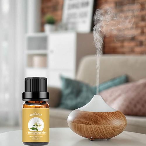 Miniatura 5 de yethious Aceites esenciales de madreselva para difusor y aromaterapia, aceite puro de madreselva para aceites de regalo de piel, 0.3 fl oz