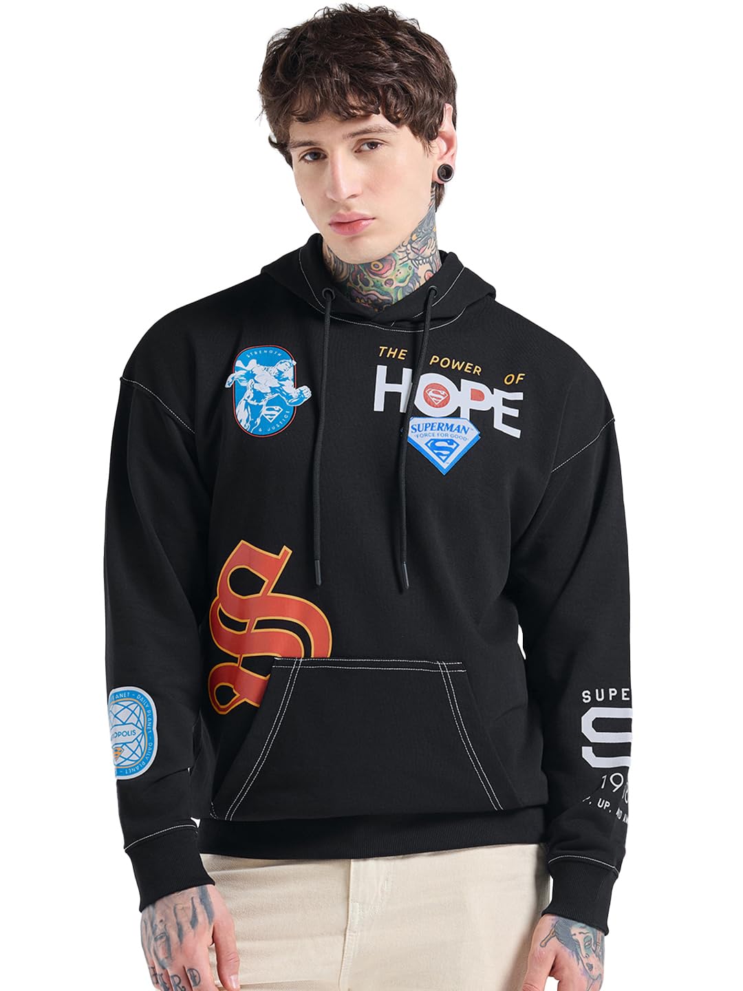 Bewakoof Men Hooded Sweatshirt-picture-10