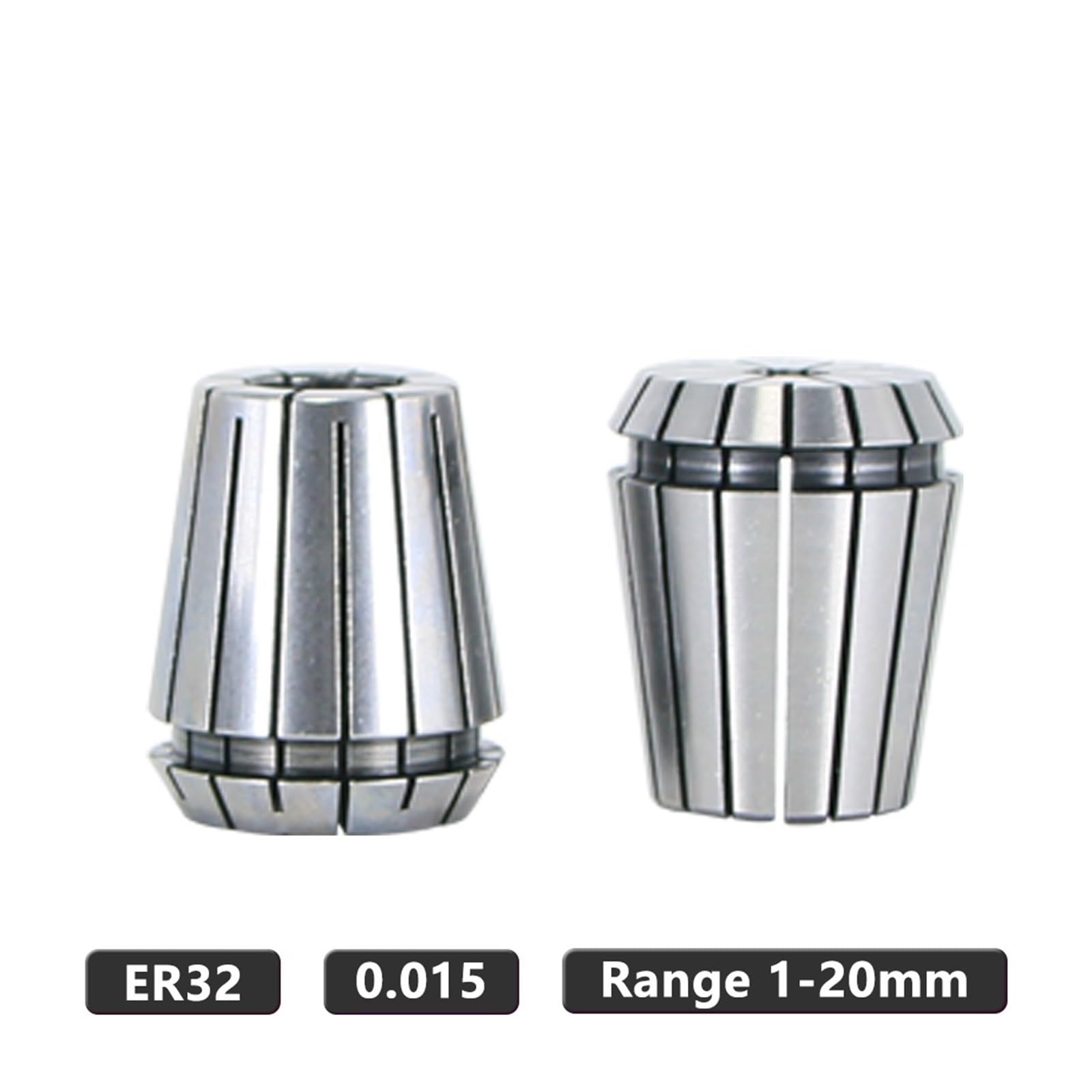 Hochpräzisions-Spannzangensatz， 1 Stück ER-Spannzangenfutter ER32 1–26 mm 0,015(ER32-26mm 0.008)