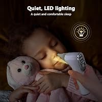 Bubbacare elektromos orrszívó LED lámpával, 4 szilikon fej és 3 szívóerő szinttel 8