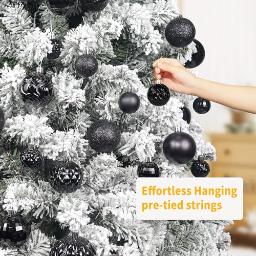 Annecy Christmas Tree Ornaments - Christmas Ball Ornaments Set for Christmas, Holiday, Xmas Tree, Wreath & Party Decorations - Image 6