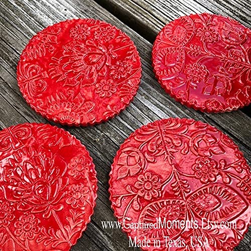 Folk Embossed Rolling Pin Wooden Embossing Rolling Pin With Folksy Flowers For Pottery And Cookies By Algis Crafts #TOP5