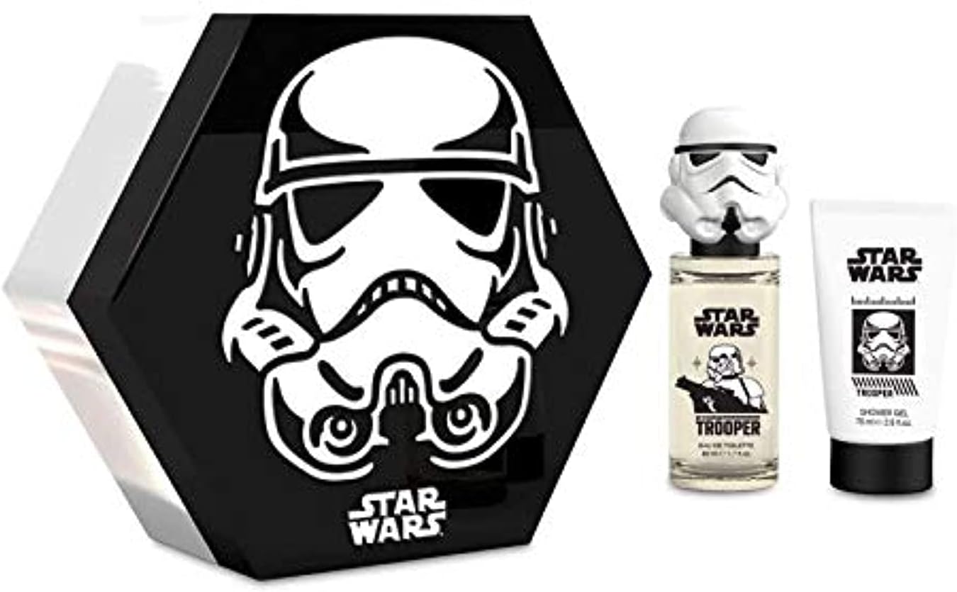 Disney Star Wars Storm Trooper Giftset For Kids, Perfume Eau de Toilette, 50 ml + Shower Gel, 75 ml