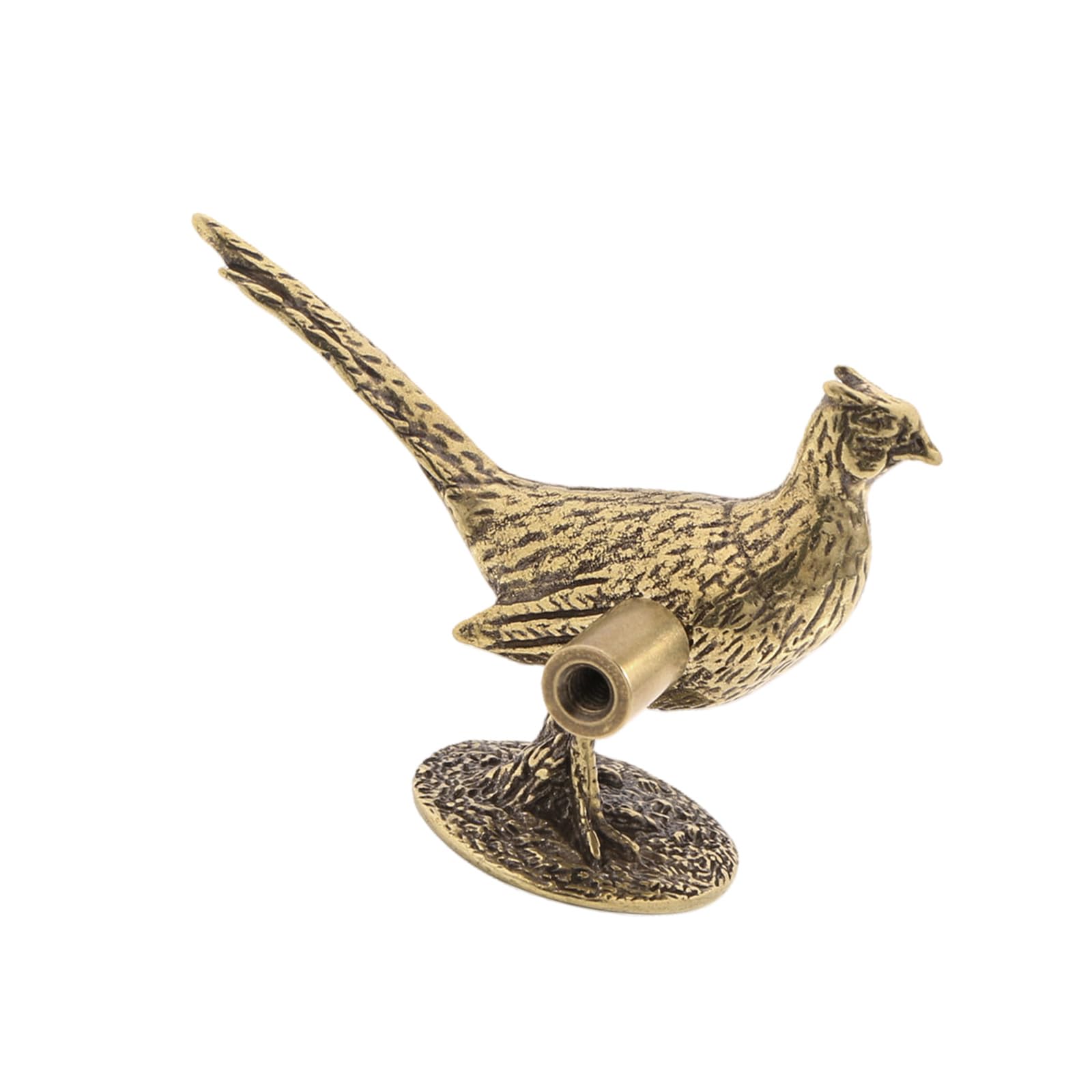 Osniyaw Aged Colour Brass Furniture Handle Long Pheasant Tail Pattern Traditional Chinese Cupboard Knob For Wardrobes And Cupboards Drawer Handle Brass Antique Style