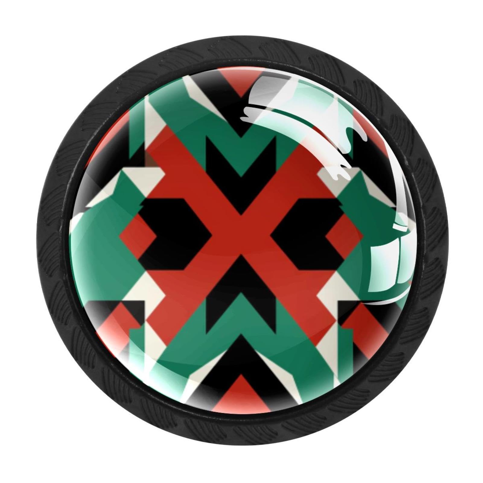 Chenzzzz Multicolored 04 4 Pack Palestine Drawer Knob Cabinet Hardware