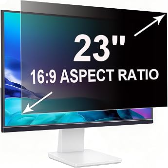 Privacy Film for 23 Inch 169 51 x 28.7 cm Monitor Blue light filter and glare protection removable privacy film PC privacy filter suitable for flat and curved screens
