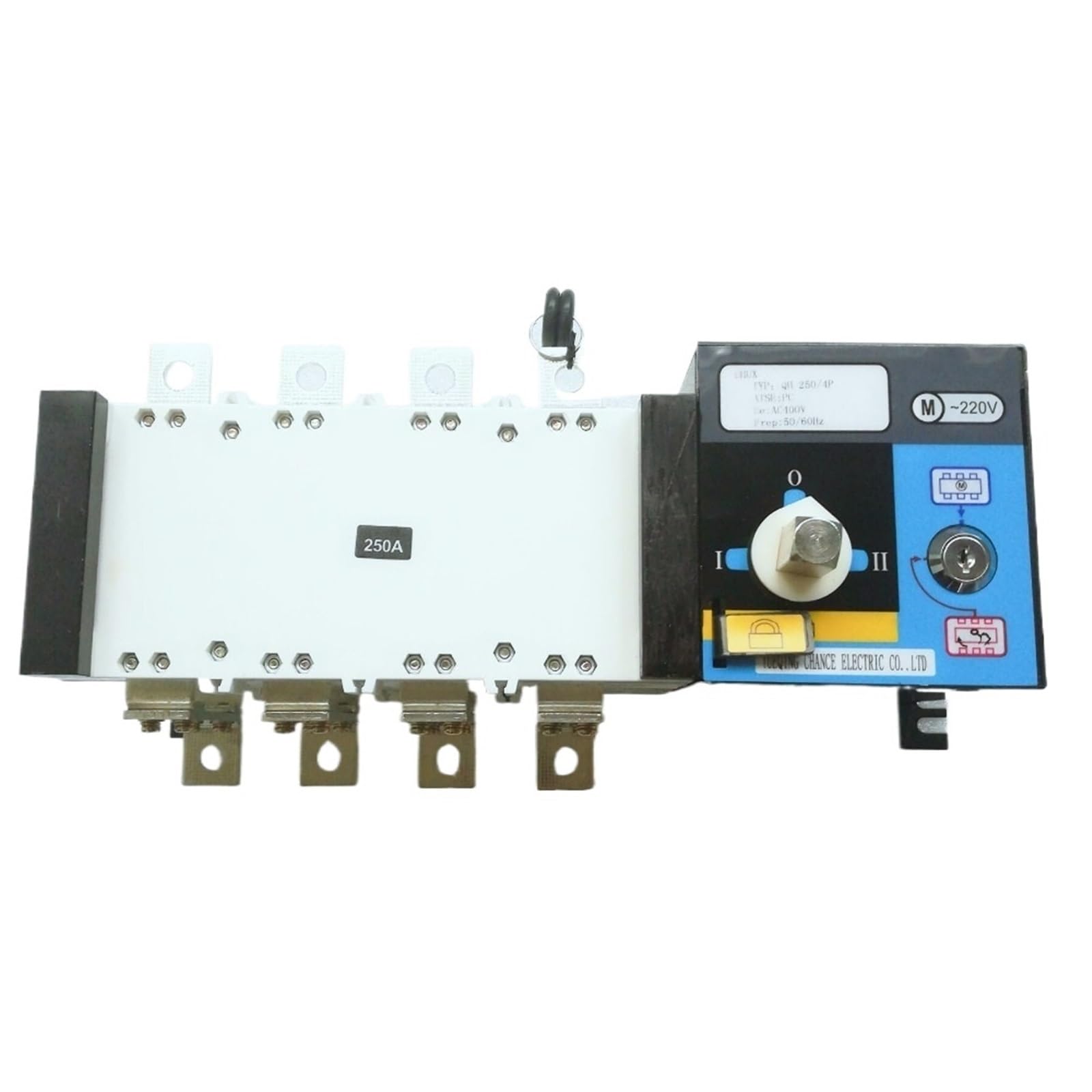 Commutateur de transfert automatique inverseur source triphasé 380V