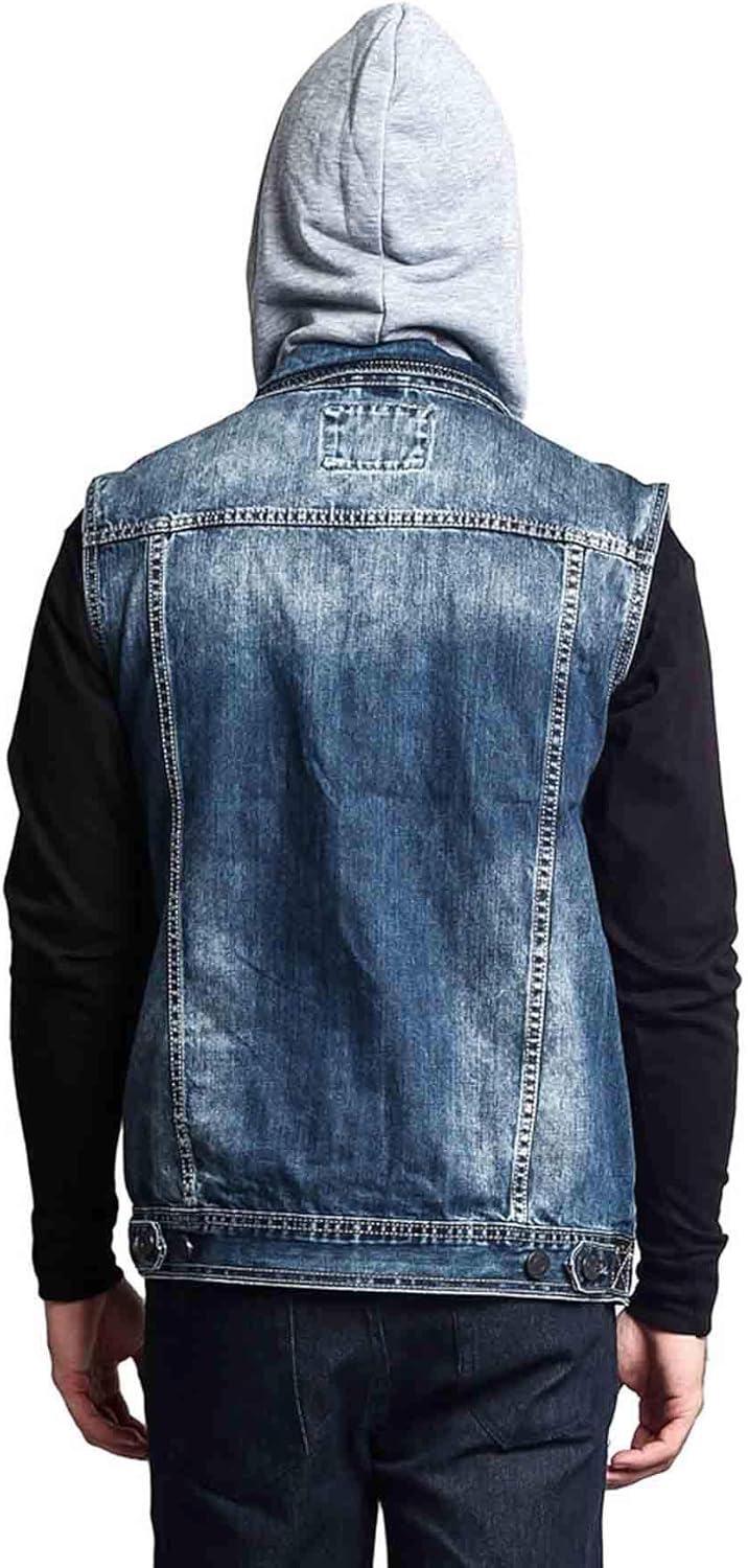VICTORIOUS Rocker Denim Jean Vest Jacket - Image 7