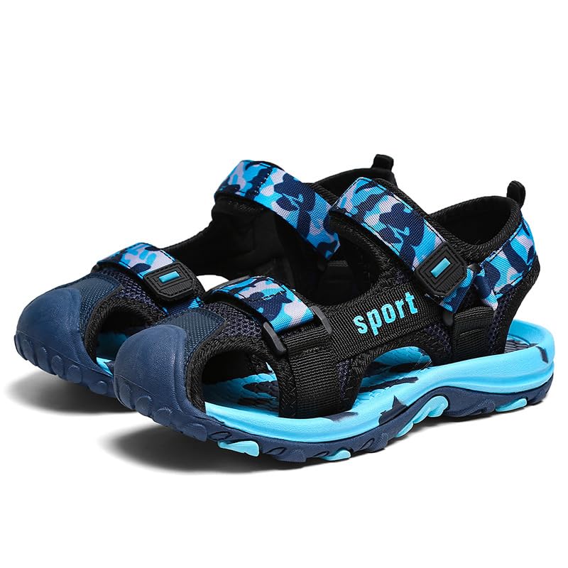 Boys Closed Toe Sandals Kids Rugged Water Sandals Hiking Sandles Boys Summer Beach Shoes