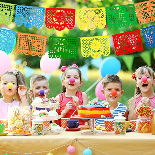 4 Packs Mexican Party Banner Large Plastic Papel Picado Banner Fiesta Plastic Banner Mexican Fiesta Hanging Banner Flags Cino De Mayo Fiesta Party Decorations 4 Different Designs 60 Feet Long Totally #TOP5