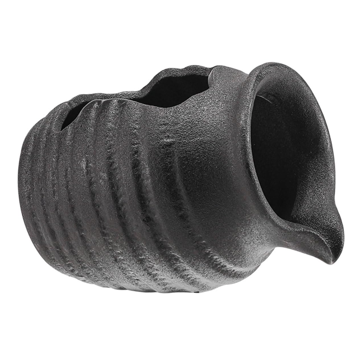 Happyyami Pot De Fontaine en Céramique avec Cascade Circulante Décorative pour Aquarium Jardin Intérieur Et Extérieur Relaxant 5.31X3.94X3.94In