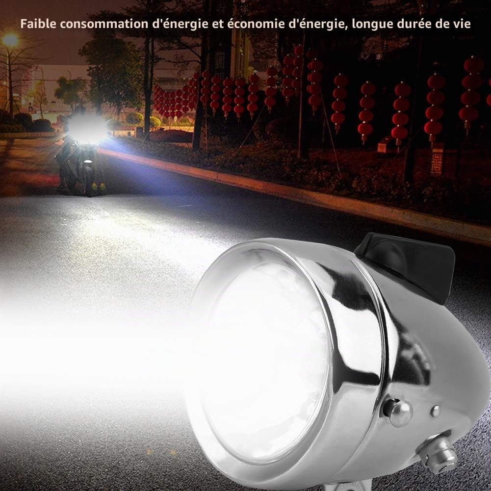 Kit de feu arrière de phare de Dynamo de générateur de friction universel 12V 6W pour vélo motorisé