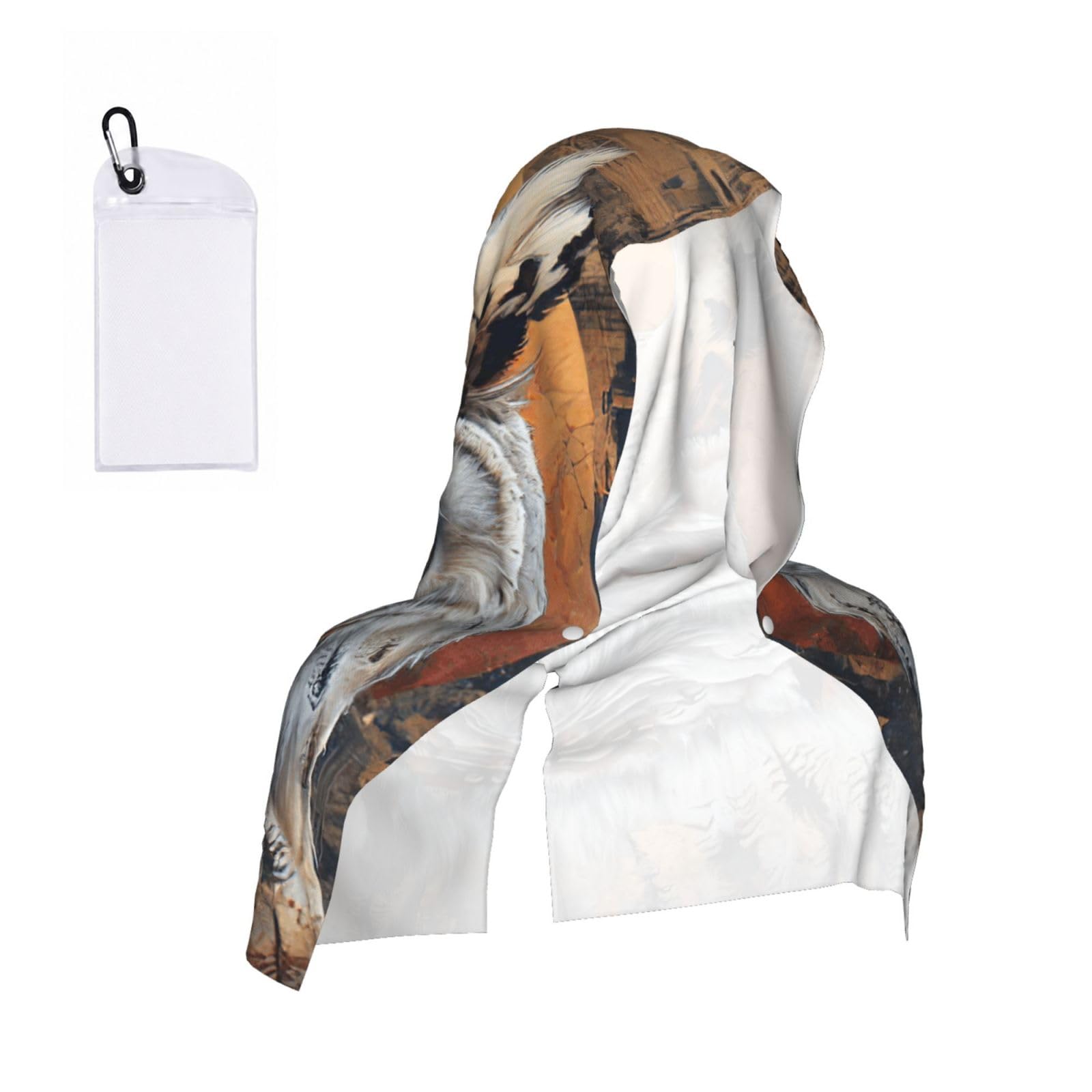 ZYJHYY Owl Beliefs Print Unisex Swimming Towel Practical Camping Towel Skin-Friendly Cooling Towel For Workout Training