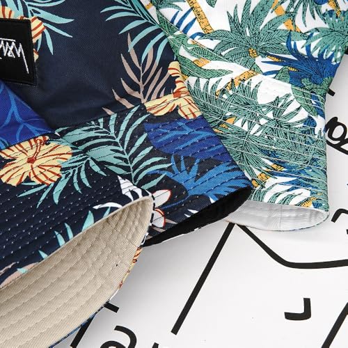 Image of Quanhaigou Bucket Hats Unisex Summer Travel Beach Fisherman Cap for Men Women Teens