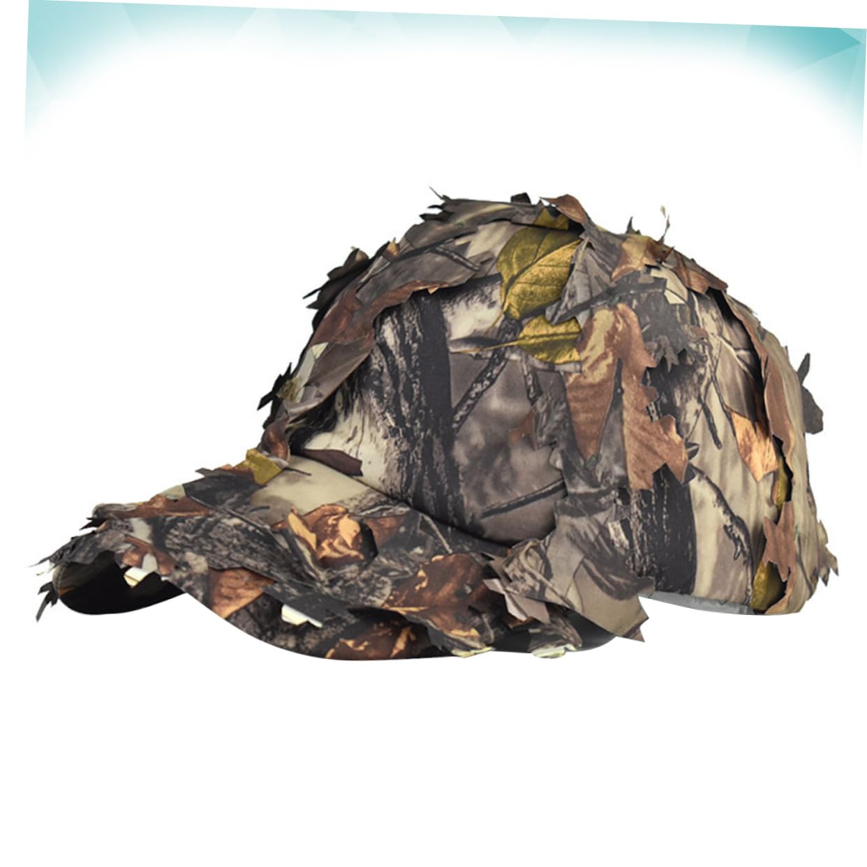 BESPORTBLE Gorra de béisbol de Camuflaje Sombrero para el Sol Tapa Bosque cámping Sombrero de Sol de los Hombres Gorra de Hoja de la Selva Sombreros de Disfraz al Aire Yellow