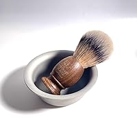 Vista 2 de VIKINGS Blade - Cepillo de afeitar de madera para hombre, columna vertebral de nudo súper fuerte, desprendimiento mínimo, espuma rápida