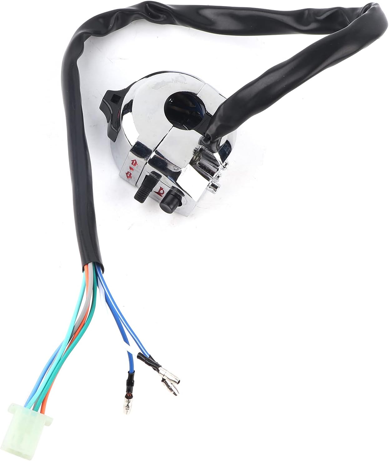 Generic Motorcycle Turn Signal Switch, Motorcycle Switch Handlebar Switch Motorcycle Function Switch Horn Turn Signal Switch Blinker Switchs Universal Handlebar Switch for 22mm Handlebar