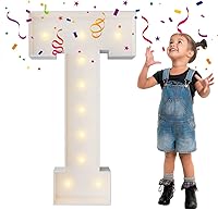 Vista 17 de 4 pies de alto, letras iluminadas con marco, letras enormes con marco, marco de globos en mosaico, letra grande para decoraciones de compromiso