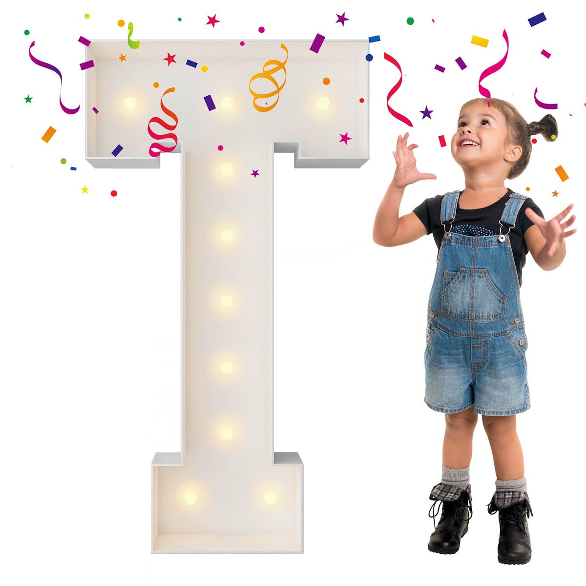 Letras iluminadas de marquesina de 3 pies, letras grandes de marquesina, letras grandes para marco de globos de mosaico, letras grandes para compromiso, decoración de boda, decoración de telón de