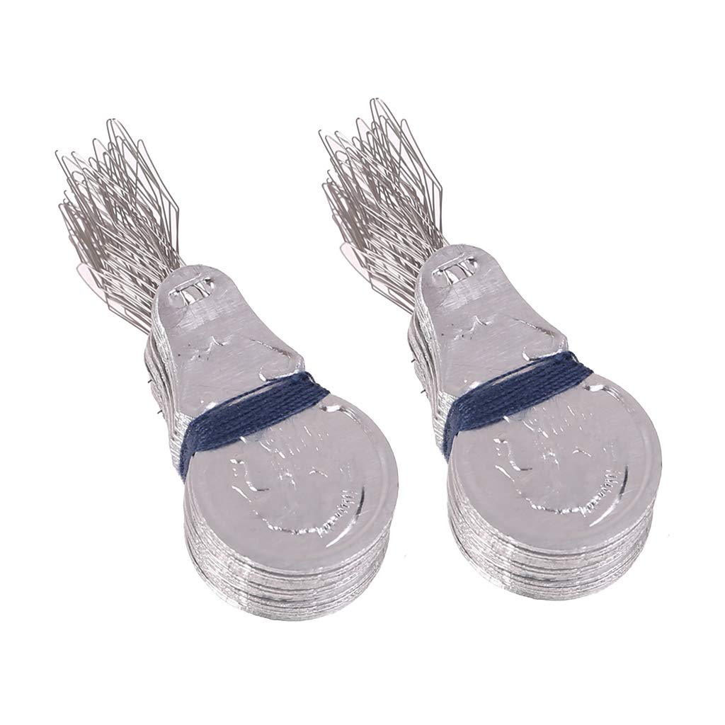 Lerpwige 100pcs Bow Wire Loop Needle Threader Insertion Hand Sewing Machine Insertion Hand Sewing Machine