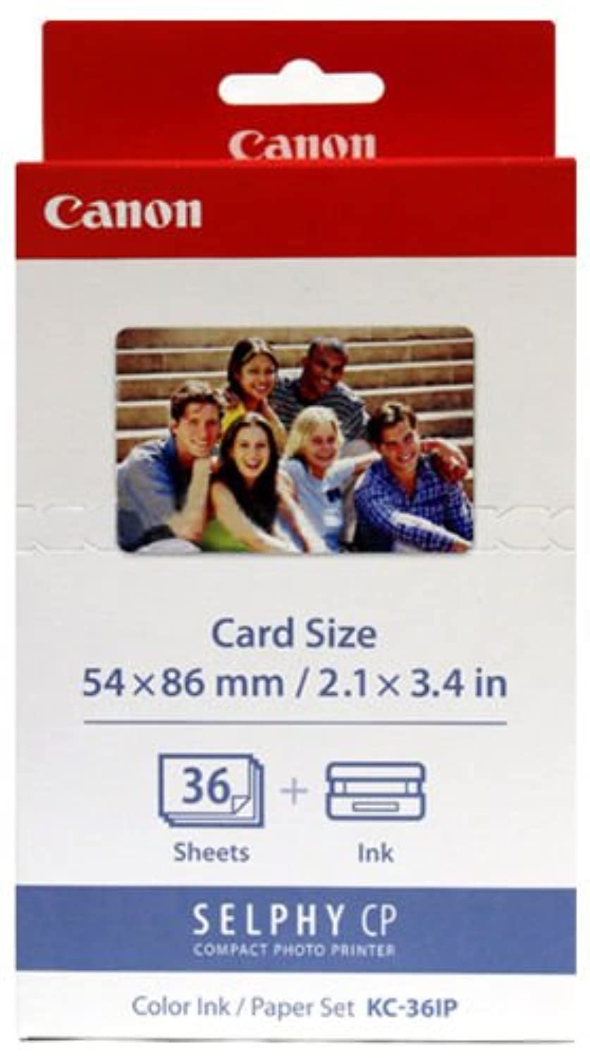 CanonKC-36IP Photo Printer Ink/Paper Set for SELPHY CP1200 910 900 800 E