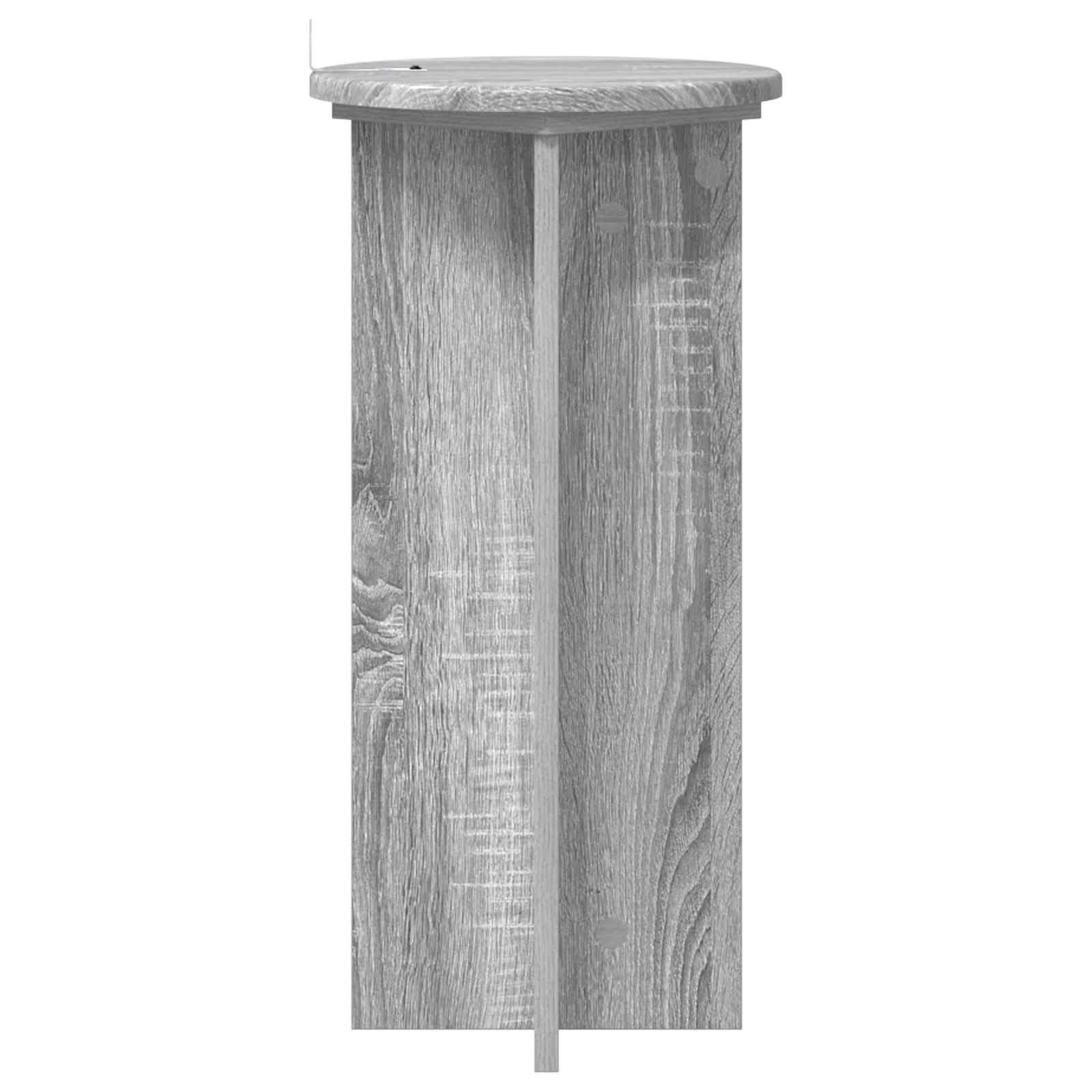 Set di 2 supporti per piante, grigio Sonoma, 60 cm