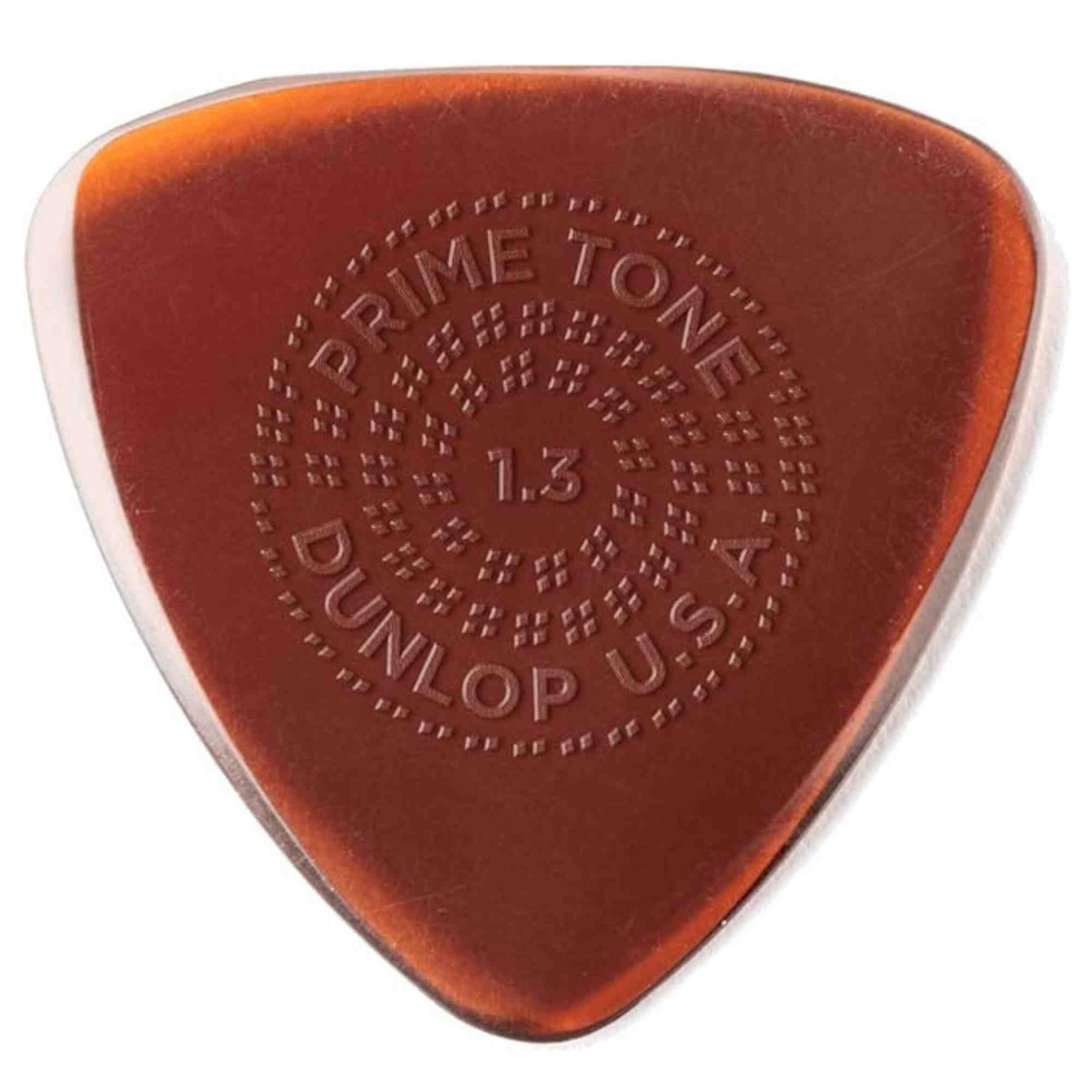 Jim Dunlop Primetone® Small Triangle Grip Pick 1.3MM - 3 Pack