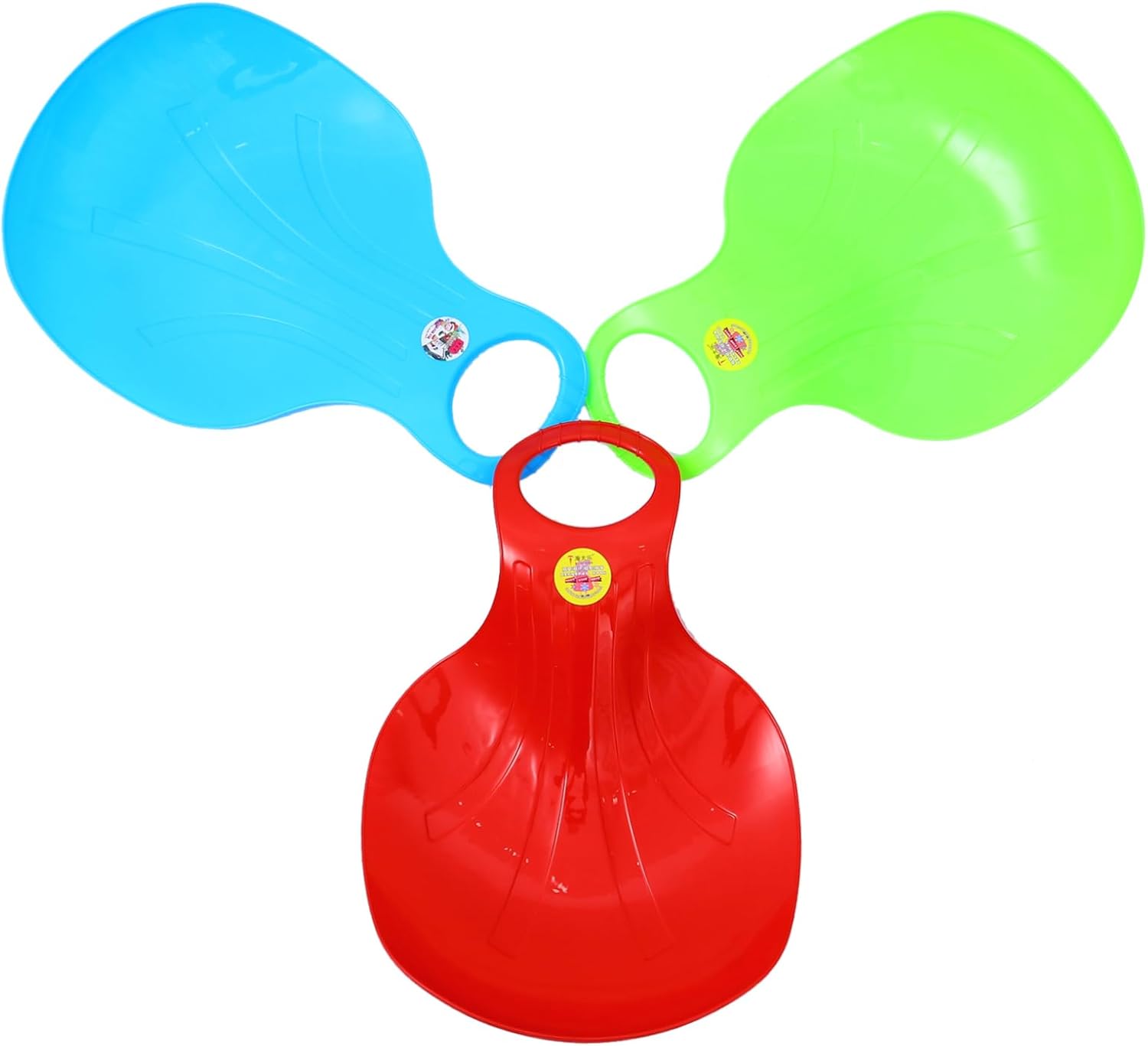 Family Fun Grass Skiing Sled Boys and Girls Snowboard Easy Clean Surface Sturdy Handle for