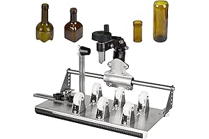 MiiMOO Upgraded Glass Bottle Cutter Curve Kit for Cutting Round, Square Bottles, and Bottlenecks