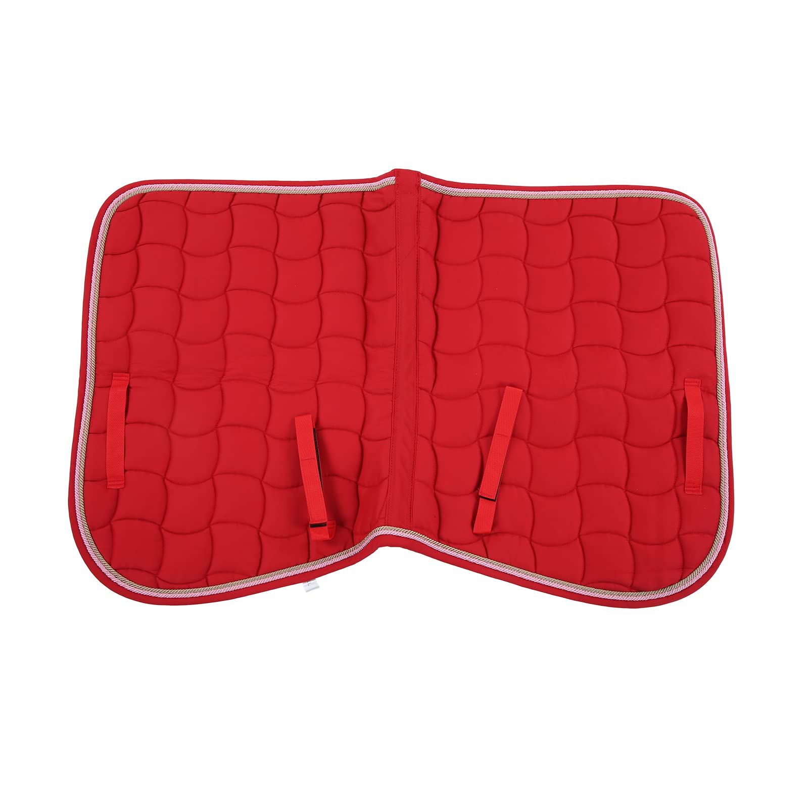 Airshi Mantilla Multiusos, Mantilla de Cuerda Doble para Caballos (Rojo)