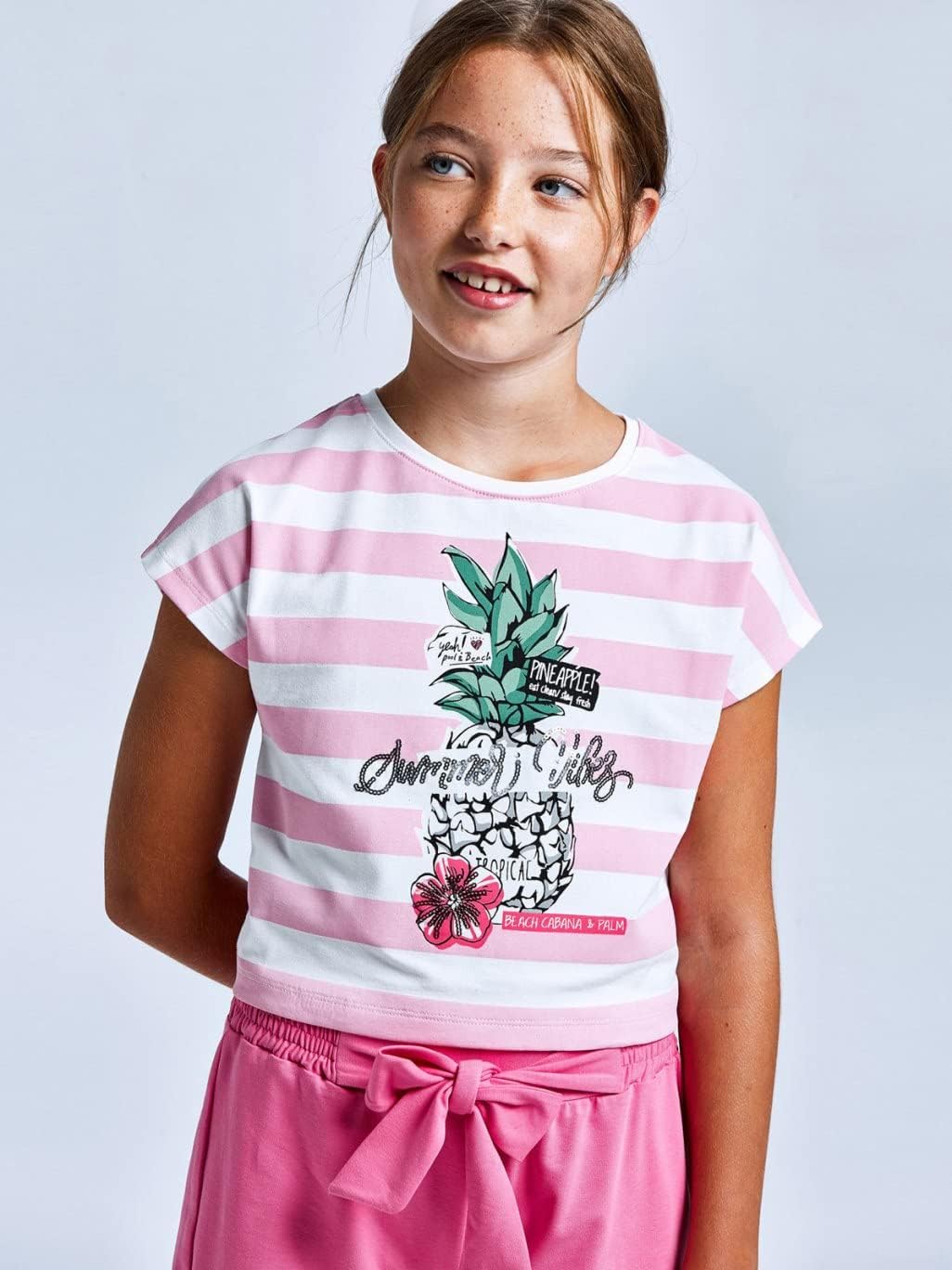 Mayoral Short Set for Girls Camellia