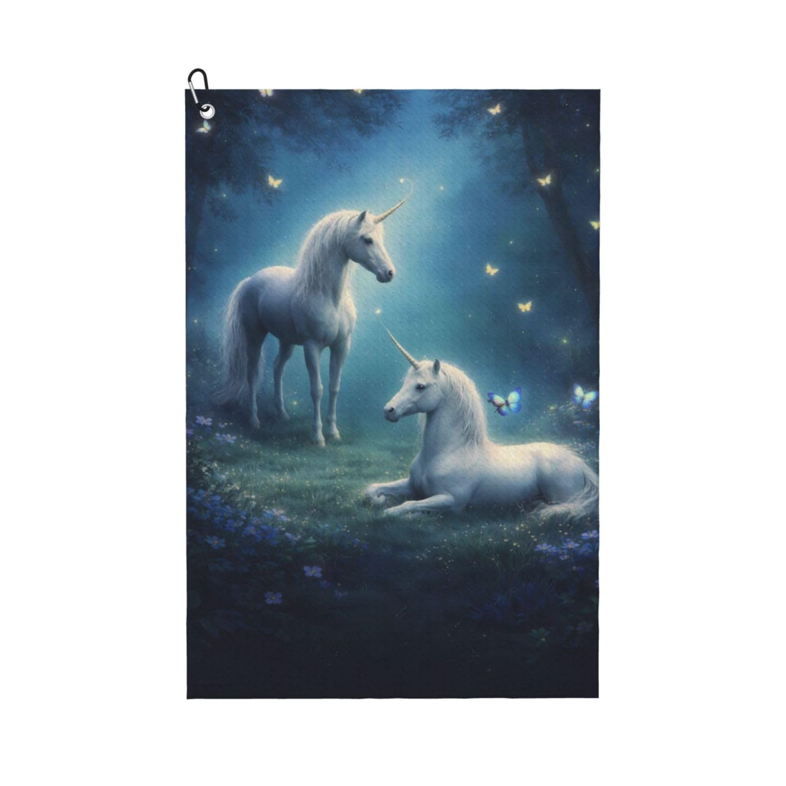 BSDFGSDD Love Unicorns Horses Art Golf Towel 24 x 16 inches