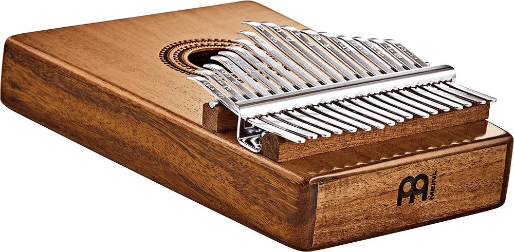 Kalimba - Pianoforte a pollice, 17 chiavi in acciaio con corpo in acacia cavo - scala principale C - Include martello e custodia, per terapia di guarigione del suono, yoga e meditazione
