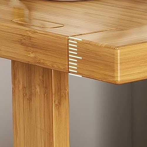 Miniatura 6 de Catekro Zapatero de bambú, zapatero vertical para espacios pequeños, organizador de zapatos estrecho de 5 niveles para armario, entrada, esquina,