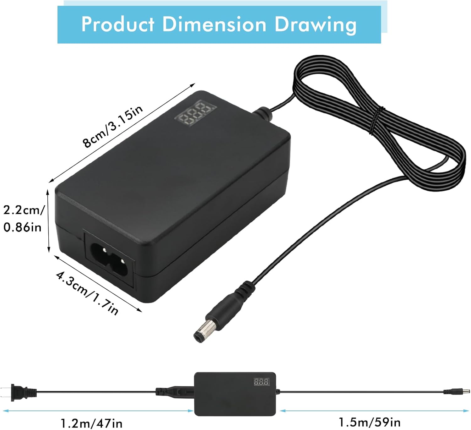 EP-5G Camera AC Power Adapter EN-EL25 ENEL25 EN-EL25a ENEL25a Dummy Battery for Nikon Z fc Zfc Z50 Z30 Fully Decoded, Voltage Display