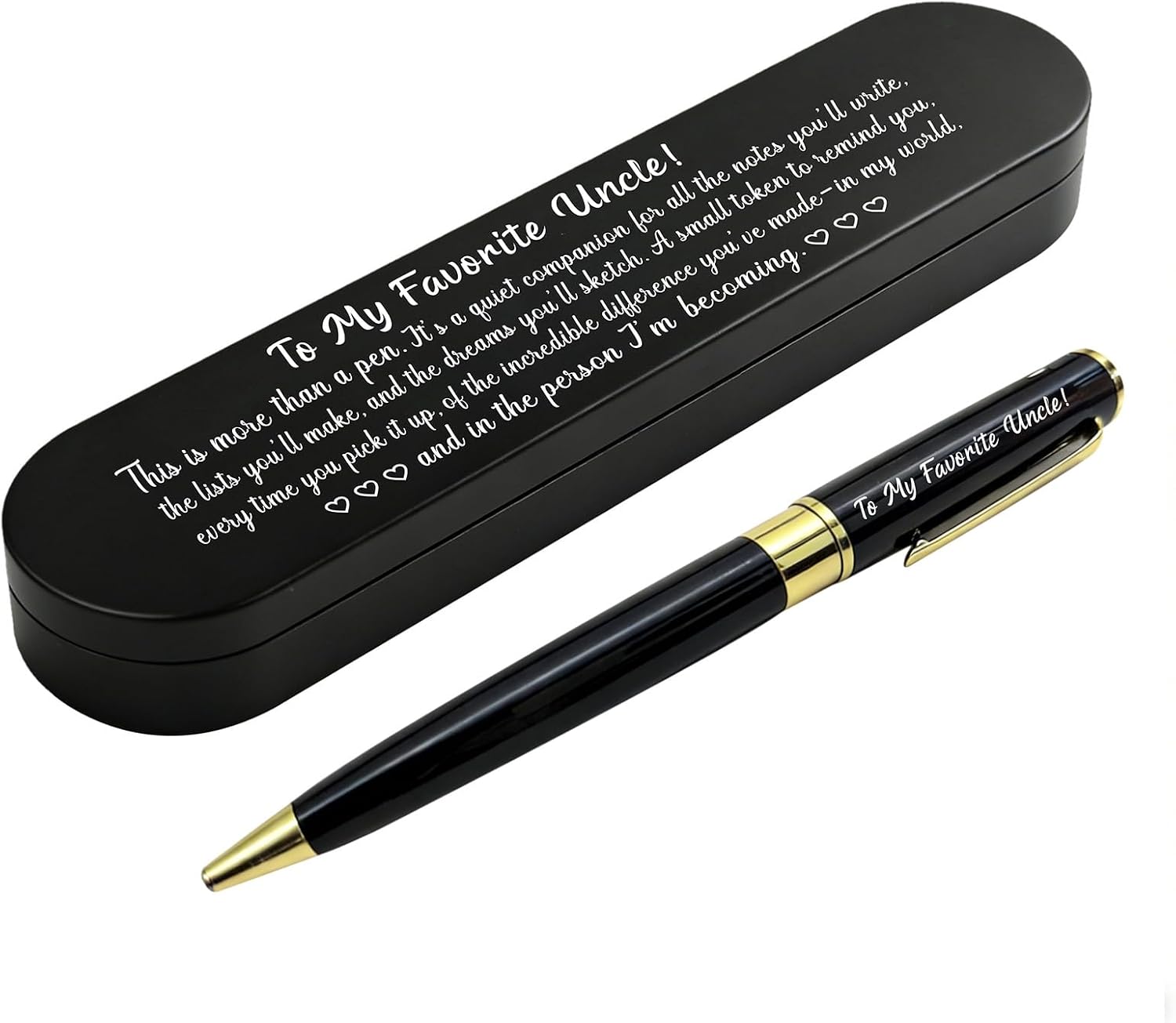 ABNTY To My Favorite Uncle Engraved Ballpoint Pen