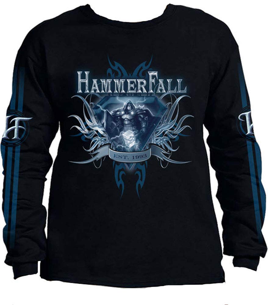 HammerFall - Mens HammerFall 1993 Long Black Sleeve T-Shirt