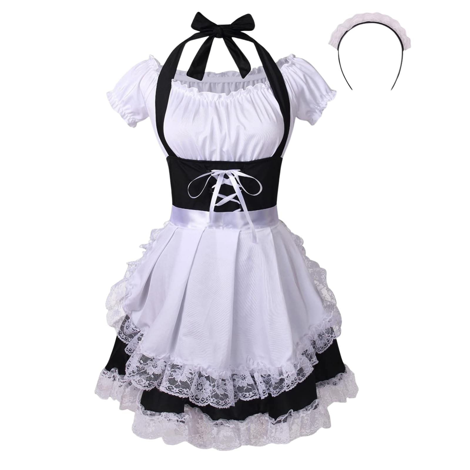 Colorful House French Apron