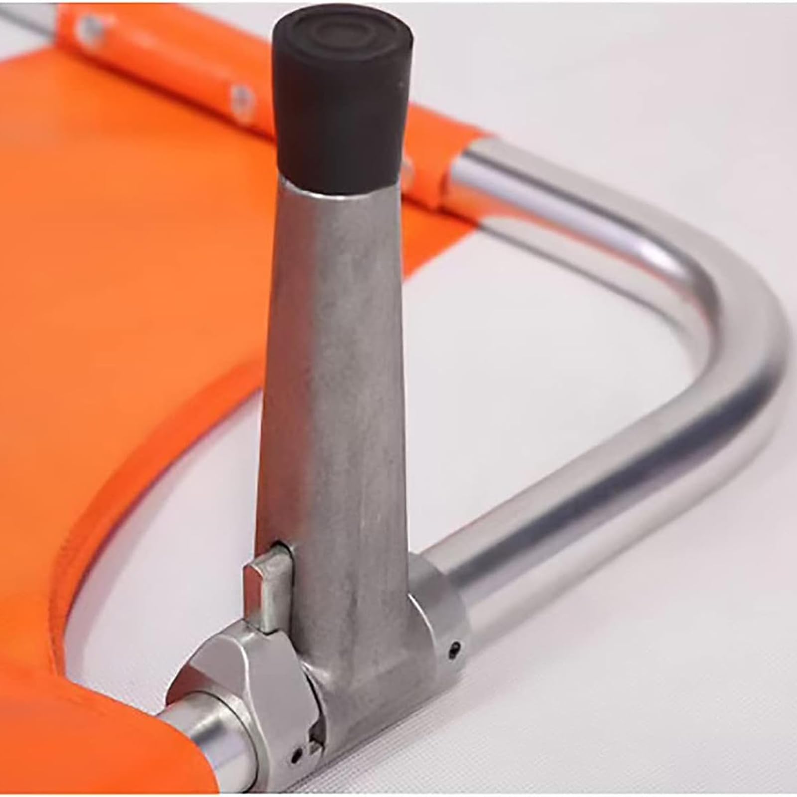 Brancard de Sauvetage d'urgence,Brancard de Chaise Pliante en Aluminium,Facile à transférer sur Le Sol avec 2 Pieds de Support et 2 Roues de Guidage Brancard Pliant au Sol