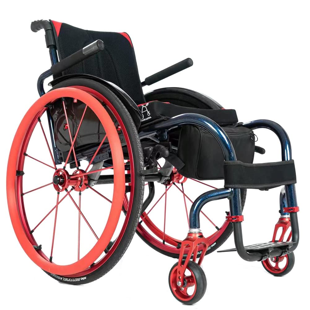 LekLai Rueda de Repuesto para Silla de Ruedas, Ruedas Delanteras para Silla de Ruedas de 5 Pulgadas, Accesorios para Sillas de Ruedas Deportivas, Rueda de Repuesto Delantera, Rueda Universal No Infl