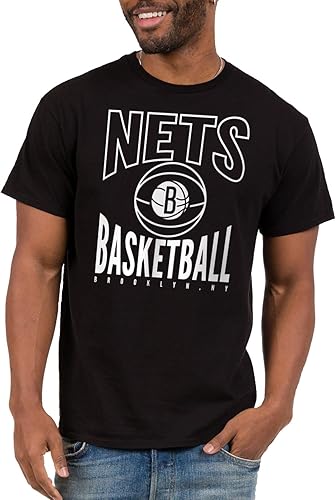 Miniatura 9 de Junk Food Camiseta de manga corta para hombre con licencia oficial de baloncesto de la NBA Azul Real,Negro -,Verde Kelly,marino,Púrpura,Rojo
