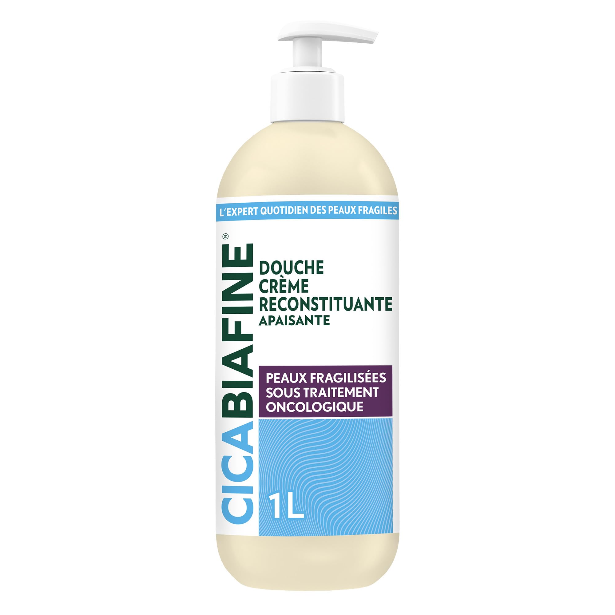 Cicabiafine Douche Crème Reconstituante Apaisante Sans Savon, 1 L